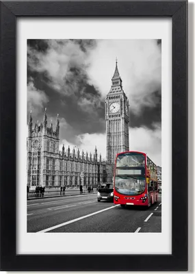 Produktbild von Bild 20x30 MDF-Rahmen, Wandkunst Big Ben London