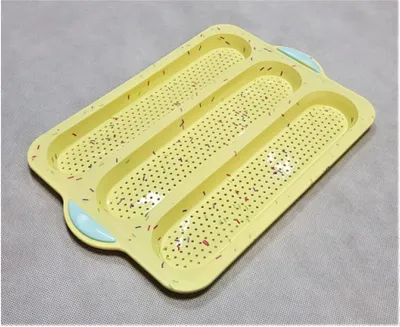 Produktbild von Silikonform für Baguettes 35 x 24 x 2,5 cm Farben zufällig
