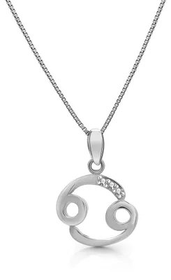 Produktbild von AMITSCHI® Sternzeichen-Kette aus 925 Sterling Silber - [verstellbare Sternzeiche