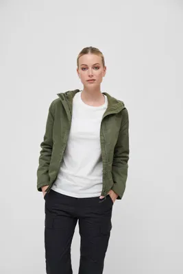 Produktbild von Brandit BD33113 | Ladies Windbreaker Frontzip Innentasche - Farbe: Olive - Größe: L