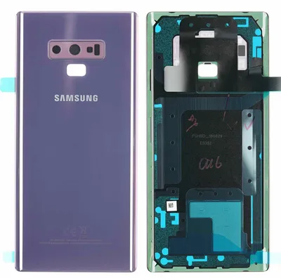 Produktbild von Samsung Galaxy Note 9 (SM-N960F) Backcover + Kameraglas + Kleber (Lavender), Lila