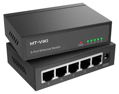 Zdjęcie produktu dla 5-portowy, gigabitowy, niezarządzany przełącznik Ethernet, typu Plug & Play