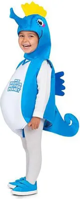 Produktbild von Mom Seepferdchen-kostüm Für Kinder Blau 12-24 Months Blau 12-24 Months