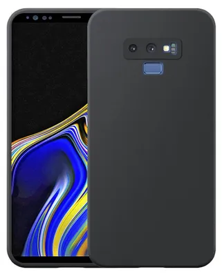 Produktbild von Geeignet für Samsung Galaxy Note 9 Phone Case Flexible Silikon TPU Case - Flexible Back Cover Case Silikon TPU - Schwarz - Smartphonics
