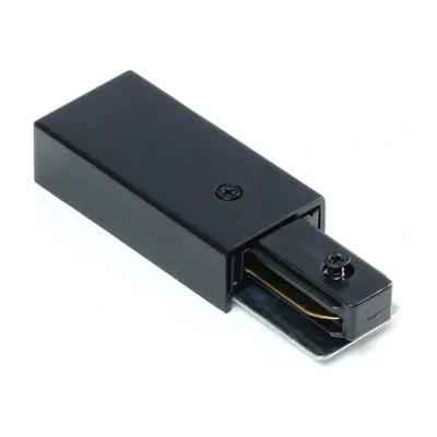 Produktbild von Qub Endeinspeisung - Schwarz - 1-Phasen Stromzufuhr - kompakt - Schienensystem