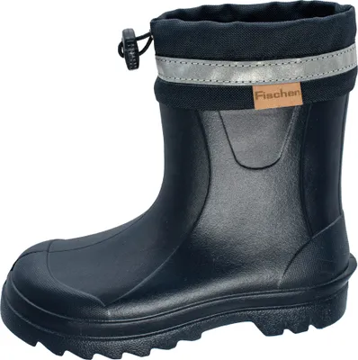Produktbild von Fischer Kinder Stiefel uni wasserdicht und pflegeleicht mit Zugband 201022, Größe:26 EU, Farbe:Blau