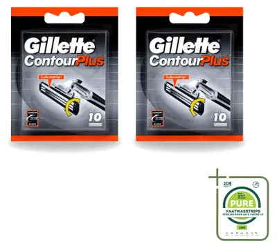 Produktbild von 2 x Gillette Contour Plus Wegwerpscheermes - Großpackung - 2 Stücke