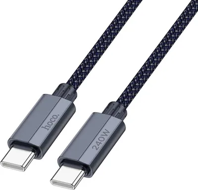 Immagine prodotto di Cavo di ricarica rapida HOCO da tipo C a tipo C 240 W U134 1,8 m blu scuro