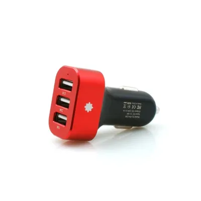 Produktbild von System-S Universal Auto KFZ Ladegerät 3 Port (3x USB A) dreifach Netzteil Verteiler