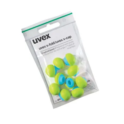 Produktbild von Uvex 2125351, Wiederverwendbarer Ohrstöpsel, im Ohr, Blau, Grün, 24 dB, 60 Stück(e)