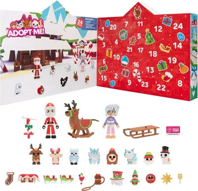 Produktbild von Jazwares AME0174 - Adopt Me! Adventskalender – 24 Überraschungen für die Festtage!
