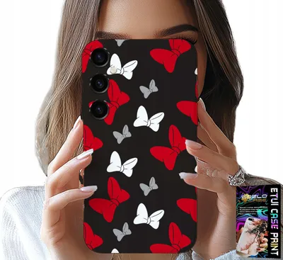 Image de Étui Pour Samsung Galaxy S25 Plus - Bows Red And White Mouse, Designs