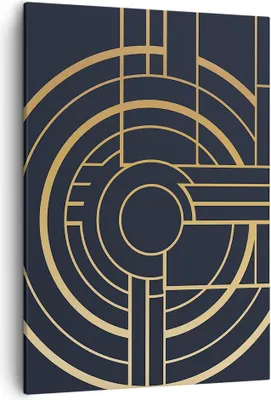 Produktbild von Bild auf Leinwand - Leinwandbild - Einteilig - Abstraktion Stück Modern - 50x70cm - Wand Bild - Wanddeko - Wandbilder - Leinwanddruck - Wanddekoration - Leinwand bilder - Wandbild - PA50x70-4640