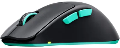 Produktbild von CHERRY Xtrfy M64 - Maus - ergonomisch - optisch - 5 Tasten - kabellos - 2.4 GHz - kabelloser Empfänger (USB) - Schwarz
