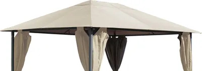 Produktbild von Ersatzdach für Garten Pavillon 3x4m Sand Pavillondach Ersatzbezug