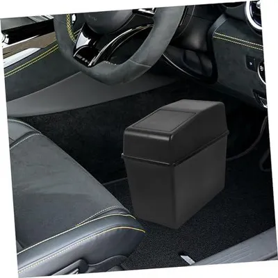 Produktbild von Auto Mülleimer Mit Deckel Faltbare Aufbewahrungsbox Aus Robustem Kunststoff Multifunktionaler Auto Organizer Für Camping Reisen Und Fahrzeuginnenraum