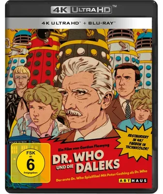Zdjęcie produktu dla PLAION 1109497, Film, Blu-ray, Niemiecki, Angielski, Francuska, 83 min, Dr. Who and the Daleks, Science Fiction