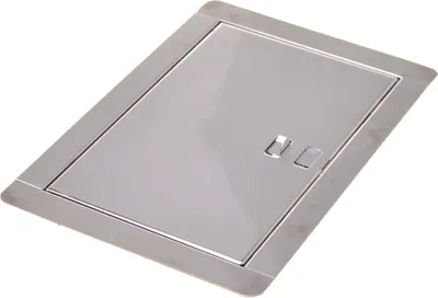 Produktbild von Aqbau® Kamintür Revisionstür Schornsteintür Revisionsklappe Wartungstür Edelstahl 14 x 21cm