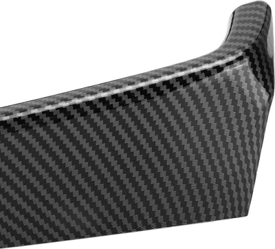 Image de Cache pour porte-gobelet, autocollant décoratif, style fibre de carbone, accessoire intérieur, décoration, remplacement pour RAV4 2019-2021