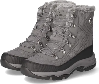 Produktbild von Skechers Damen Winterstiefeletten/ Schnürstiefeletten COLD BLUES Grau Synthetik-Textil-Mix Größe: 36