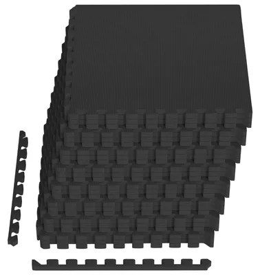 Obrázek produktu pro vidaXL Podložka pod bazén, 24 kusů, černá, 8,64 m², pěna EVA