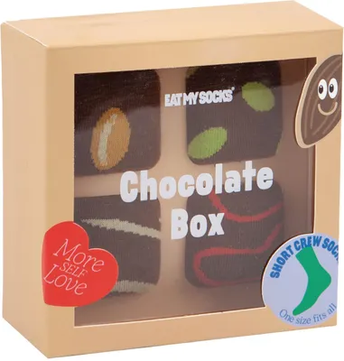 Produktbild von EatMySocks Crew Socke Chocolate Box Geschenkidee