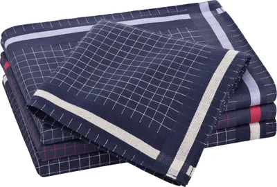 Tobeni Herrentaschentuecher Stoff 100 Baumwolle-Satin Tobeni 41 x 41 cm Design 48