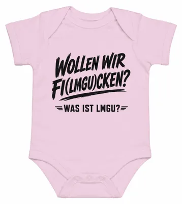 Productafbeelding van Willen we een film kijken? LMGU: Leuk, grappig, spreekwoord, statement, sarcasme. Babybody, roze, maat 6/12