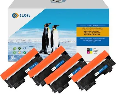 Zdjęcie produktu dla G&G 21450 G&G Toner 4er Set kompatibel mit HP 117A BK/C/M/Y
