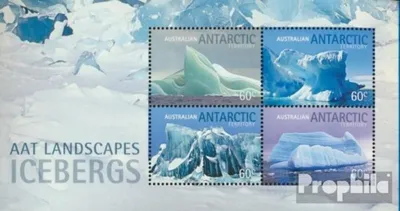 Produktbild von Briefmarken Austral. Gebiete Antarktis 2011 Mi Block6 (kompl.Ausg.) postfrisch Eisberge