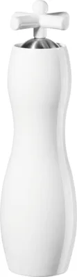 Produktbild von ASA Selection blackwhite kitchen Pfeffer-/Salzmühle weiß Ø 8,2 cm, H 29,2 cm