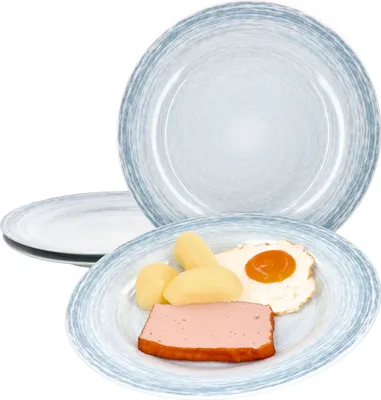 Produktbild von Ritzenhoff Nordic Smilla 4erSet Speiseteller skandinavisch Essteller Platte blau