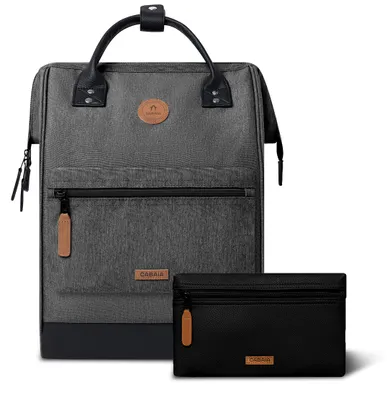 Produktbild von CABAIA Freizeitrucksack Rucksack mit Laptopfach Adventurer Melanged Backpack 23L Luxembourg dunkelgrau