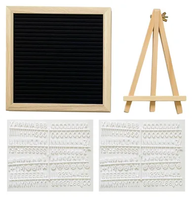 Productafbeelding van Omgoods - Letterbord met 340 Letters voor Decoratie en Aankondigingen