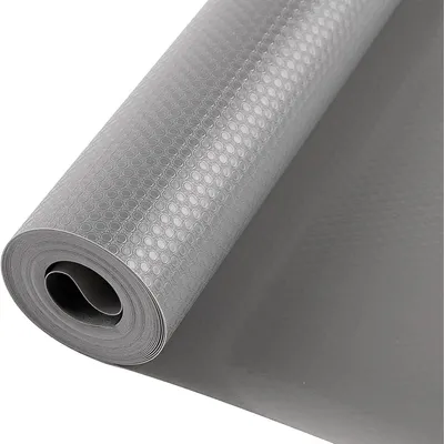Produktbild von Schubladenmatte 45x500cm, Antirutschmatten küche, Kühlschrankmatten zuschneidbar aus EVA für Schränke Schubladen, Grau