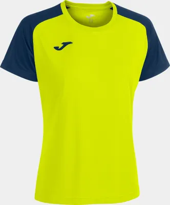 Image de T-shirt femme joma academy iv fluor geel-navy 2xl