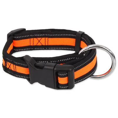 Obrázek produktu pro Obojek DOG FANTASY Neoprene oranžový L 1 ks