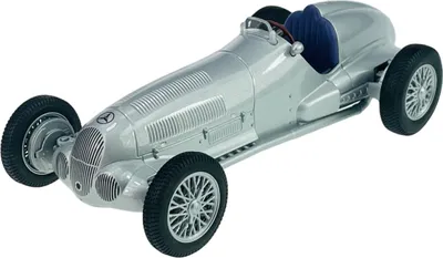 Image de Welly 1937 Mercedes-Benz W125 Argent 1:24 Modèle de voiture en métal Die Cast Nouveau dans la boîte