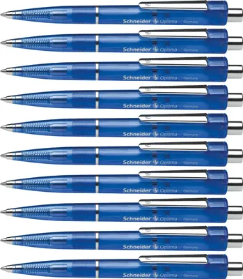Immagine prodotto di Penna a sfera Optima blu, confezione da 10 pezzi