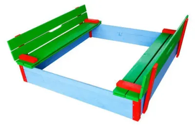 Obrázek produktu pro Dětská pískoviště s lavičkami 38x115x115 cm ITA HOME & GARDEN