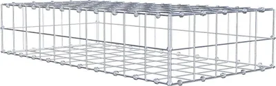 Produktbild von Gabione 100 cm x 20 cm x 50 cm (L x H x T), Maschenweite 10 x 10 cm, Spiralring