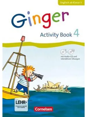 Zdjęcie produktu dla Ginger - Allgemeine Ausgabe Activity Book 4. Ab Klasse 3. Mit interaktiven Übungen online