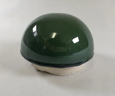 Immagine prodotto di Coperchio in gesso disegno piastrella verde lime rotondo 13 cm