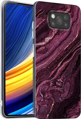 Obrázok produktu pre Puzdro pre Xiaomi Poco X3 Pro / X3 Protective Cover Marble Motif Puzdro na mobilný telefón Silikónový kryt Slim Cover