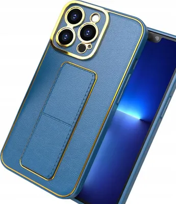 Image de New Kickstand Case for Iphone 13 Pro with Stand Blue
