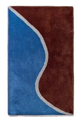 Produktbild von Batex Badematte Badteppich Badvorleger Duschvorleger Badezimmerteppich 60x100cm LEANDRA Indigo