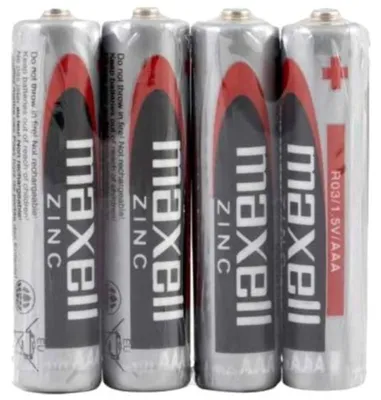 Immagine prodotto di Maxell - Batteria Salina Manganeso Aaa R03 Retrattile*4