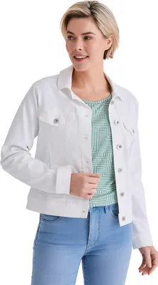Produktbild von Stooker Women JANINE Damen Jeansjacke Figurbetont 40/42 white