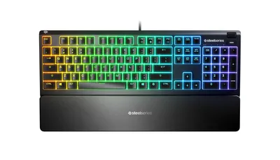 Produktbild von Steelseries APEX 3 Tastatur USB QWERTY Italienisch Schwarz