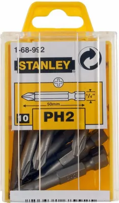 Zdjęcie produktu dla Stanley Końcówka Śrubokrętowa Ph 2 50Mm 10Szt.